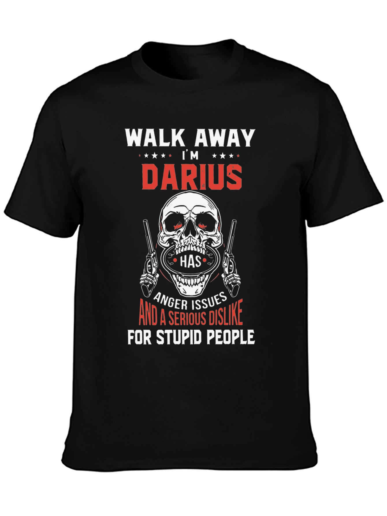 Black Walk Away Darius T-Shirt view 3