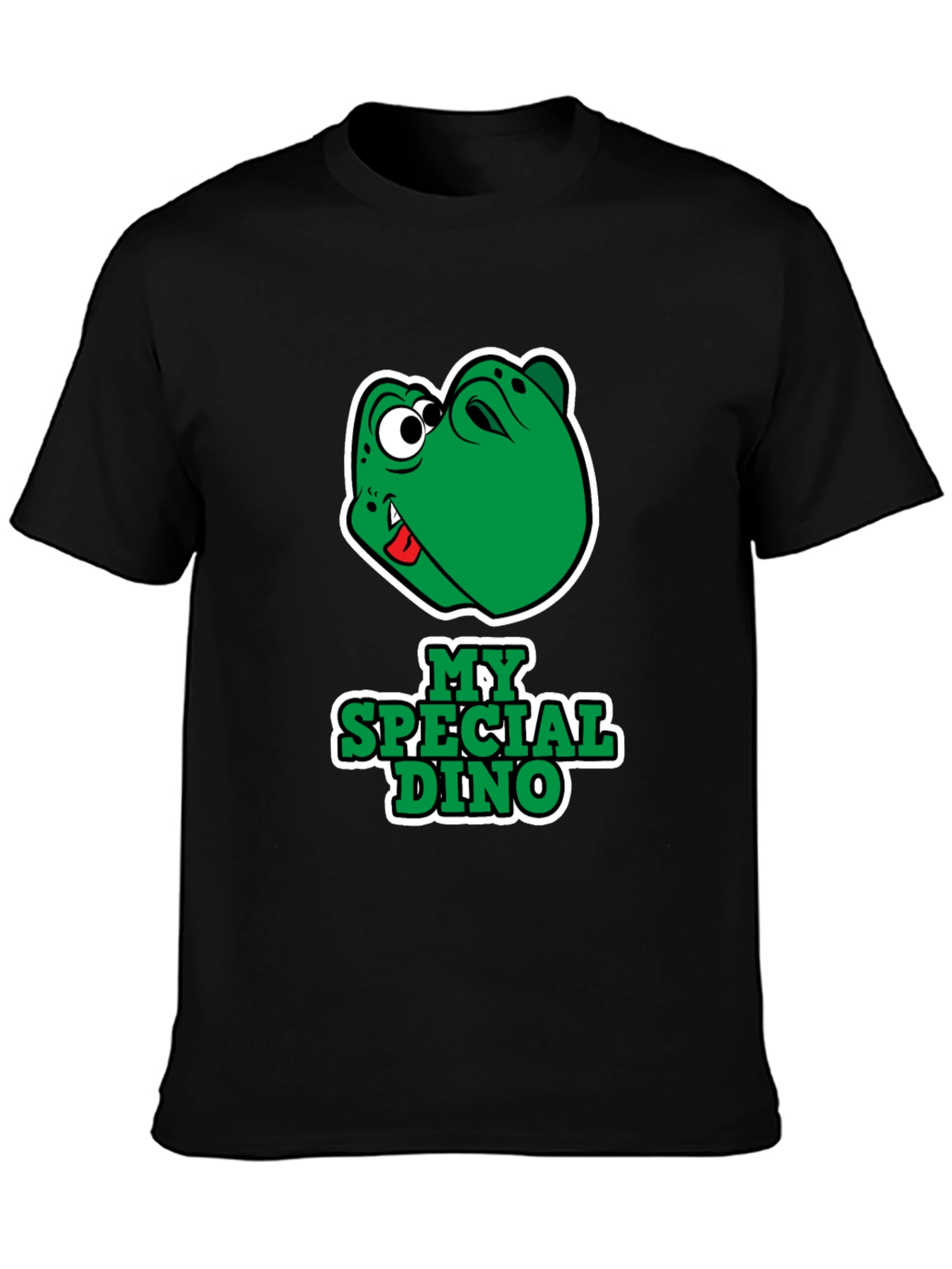 Black My Special Dino T-Shirt view 3