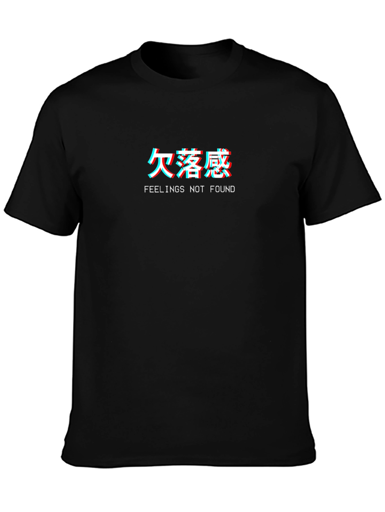 Black Feelings Not Found Graphic Tee view 3