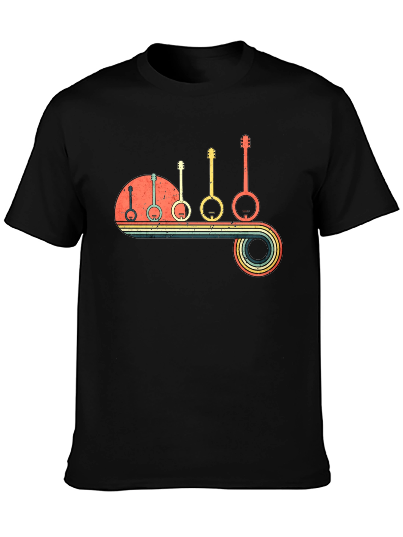 Black Banjo Evolution Graphic Tee view 3