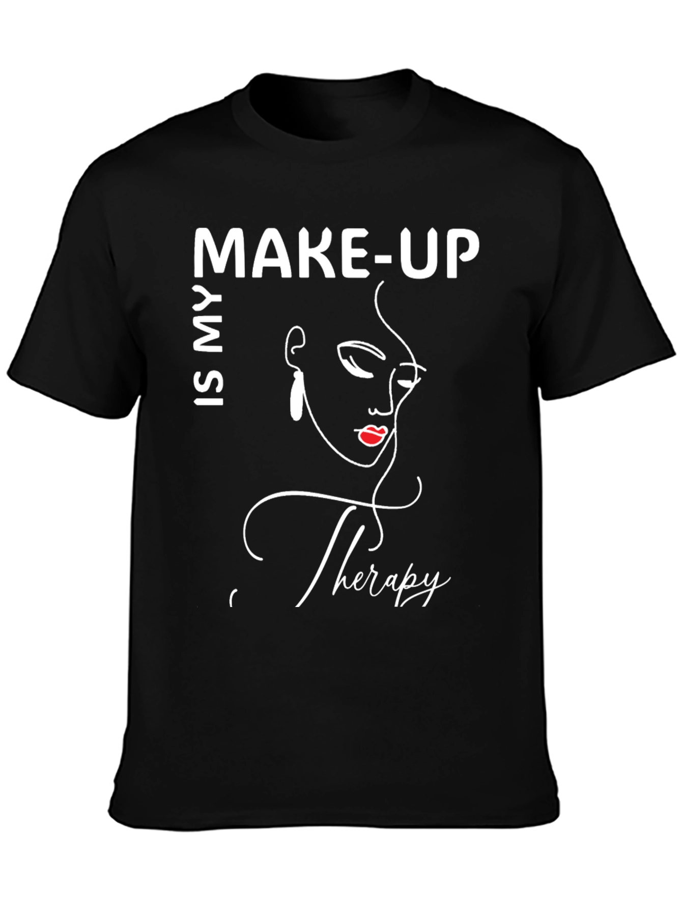 Black Makeup Therapy T-Shirt - Stylish & Comfy view 3