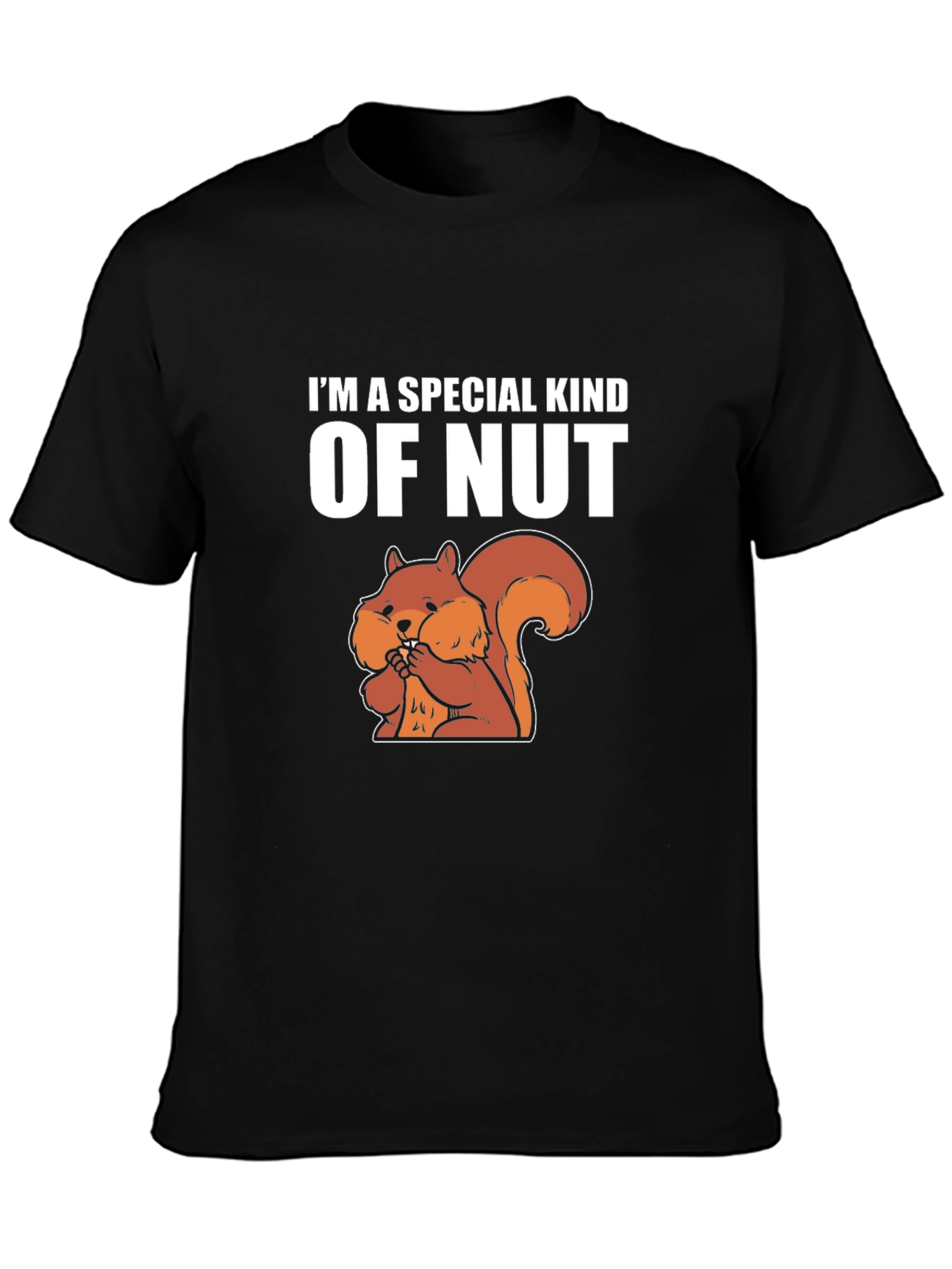 Black I'm a Special Kind of Nut T-Shirt view 3