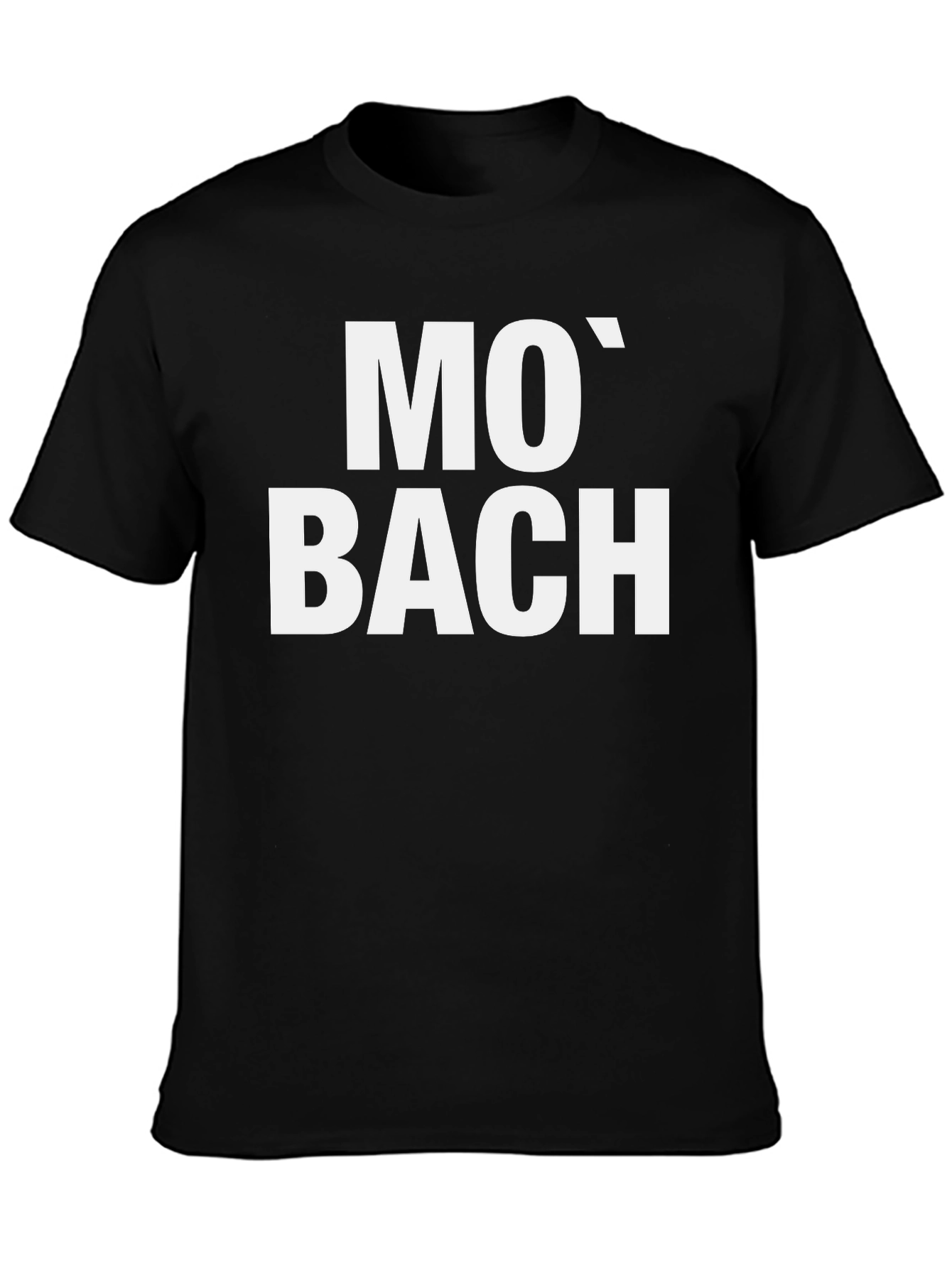 Black Mo' Bach Black T-Shirt view 3