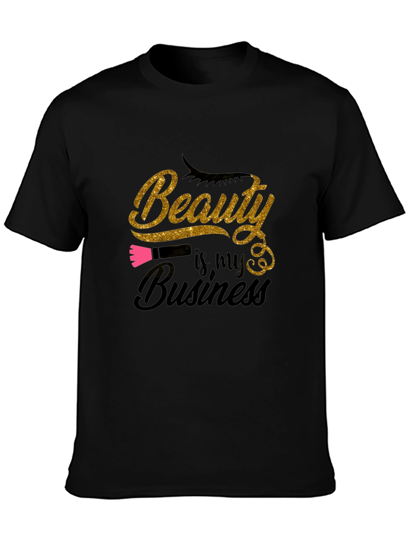 Black Beauty is My Business Black T-Shirt view 3