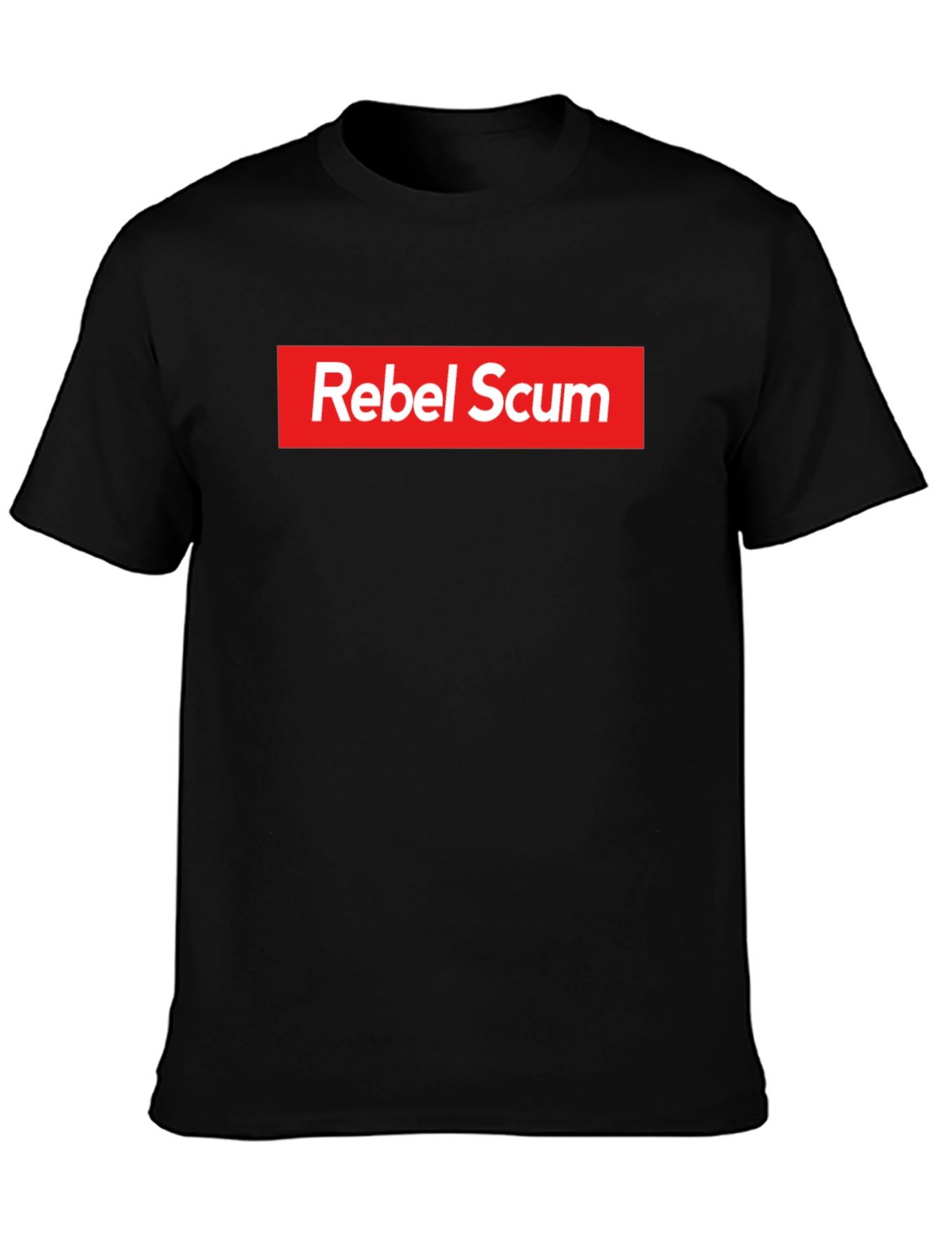 Black Rebel Scum Graphic Tee - Supreme Style view 3
