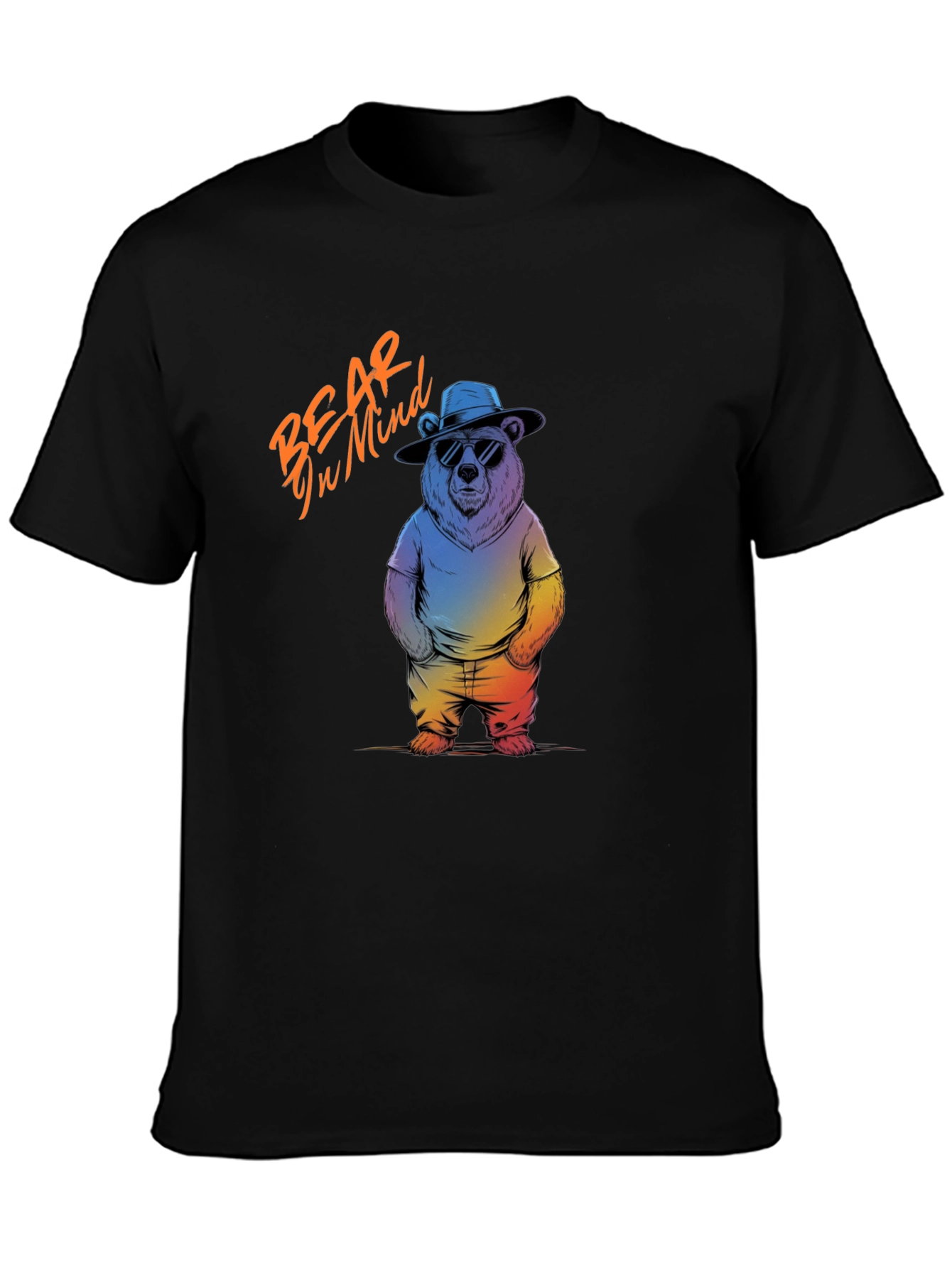 Black Bear in Mind Graphic T-Shirt view 3