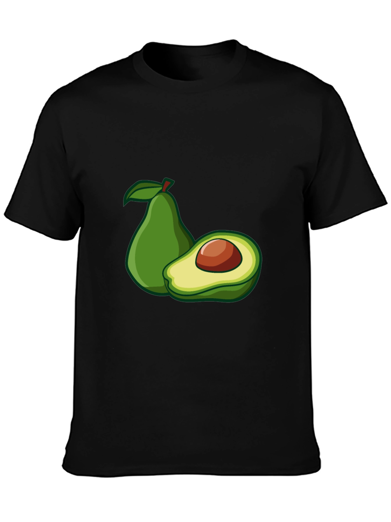 Black Avocado Graphic Tee - Modern Style view 3