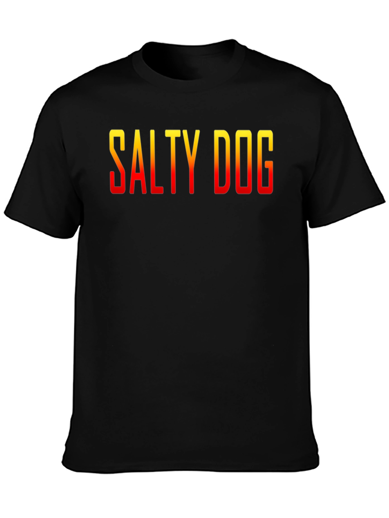 Black Salty Dog Graphic Tee - Premium Cotton view 3