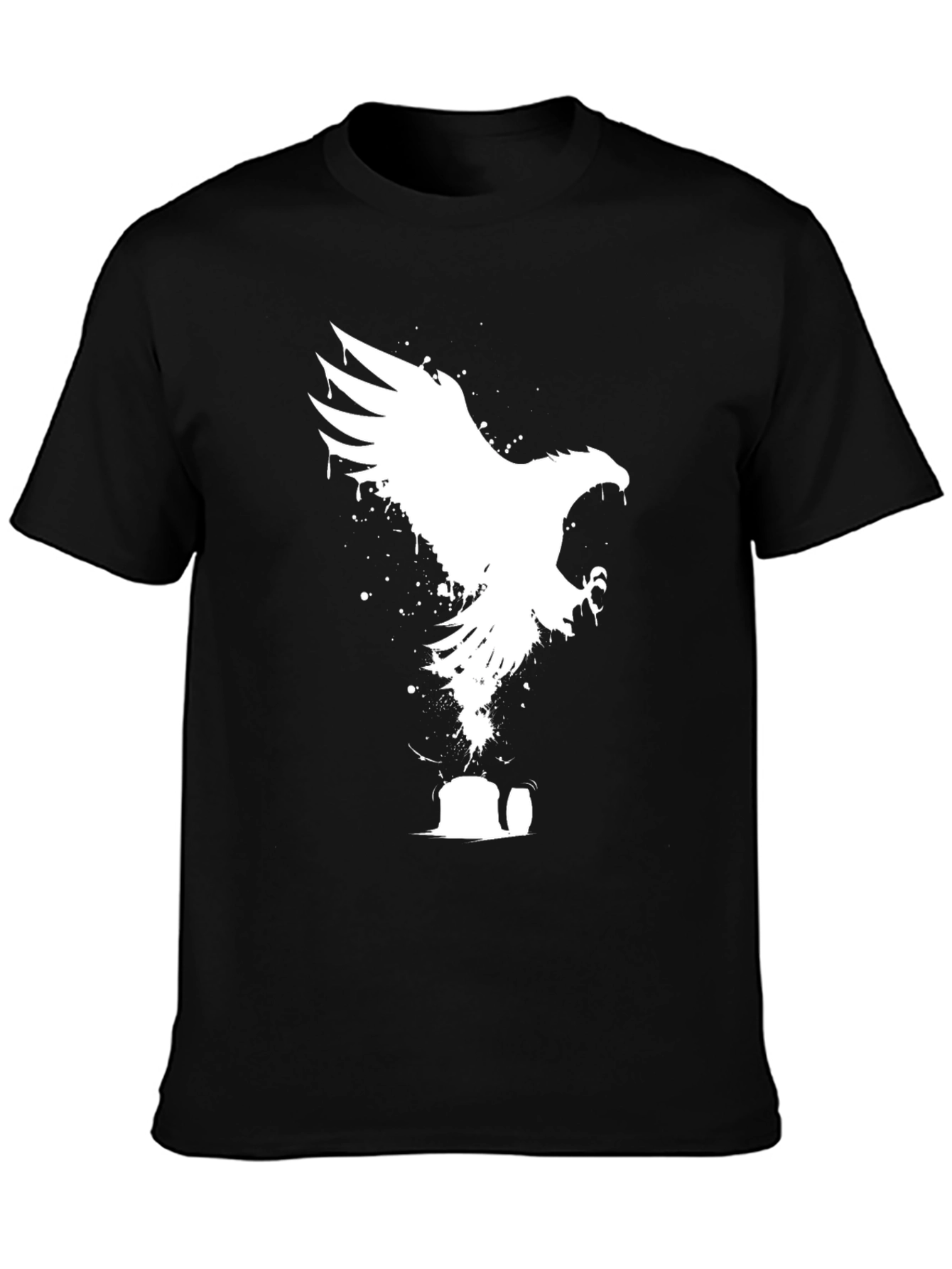 Black Eagle Graphic Tee - Black view 3
