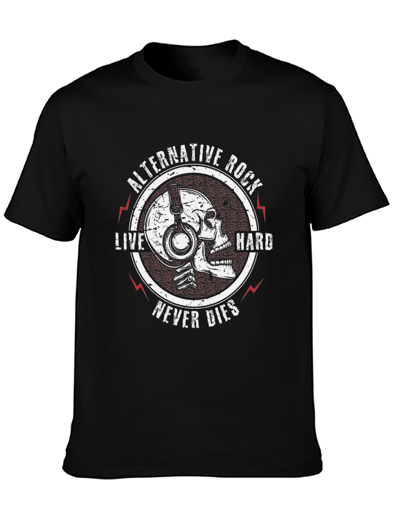 Alternative Rock Skull T-Shirt - 3