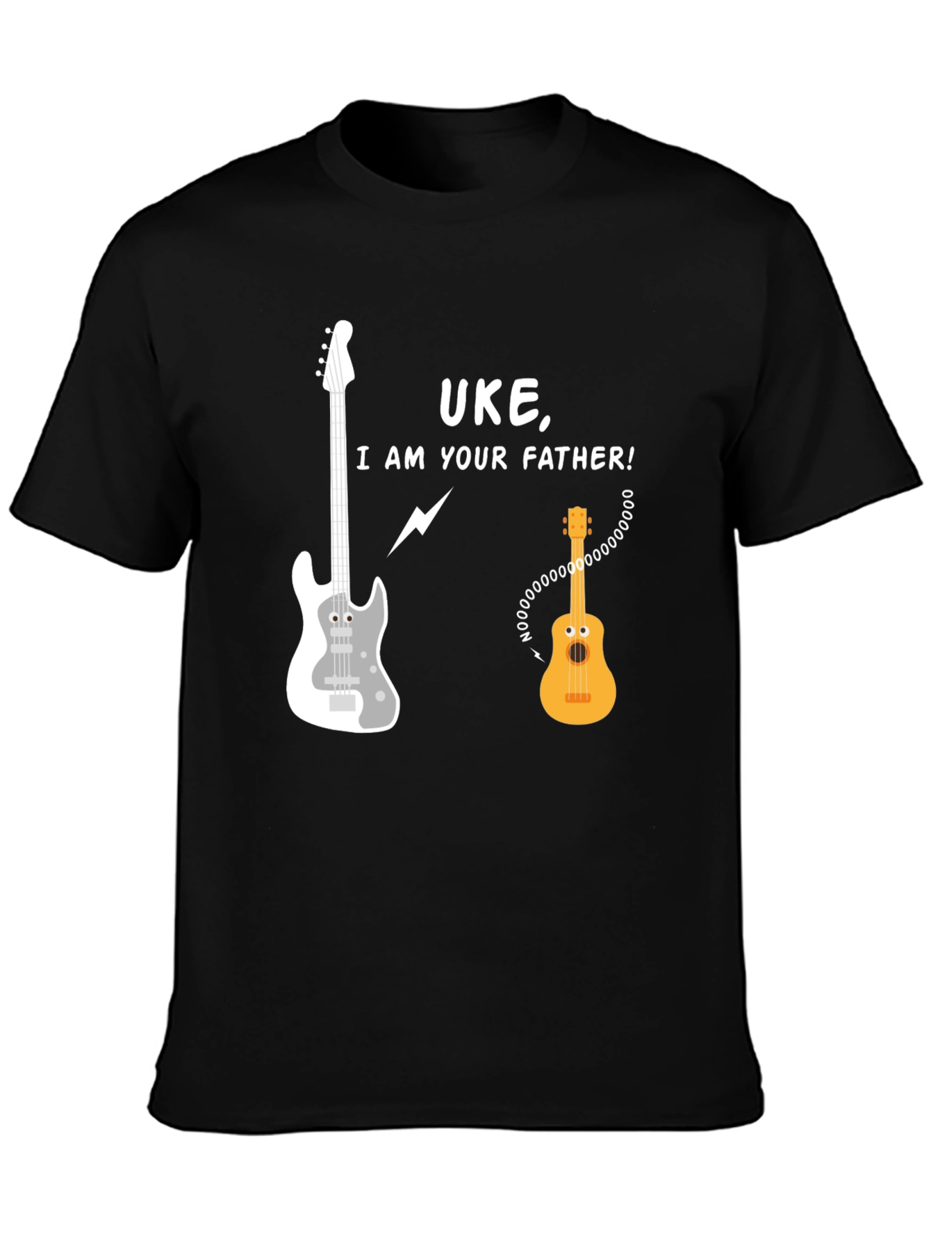 Black Uke I Am Your Father T-Shirt view 3