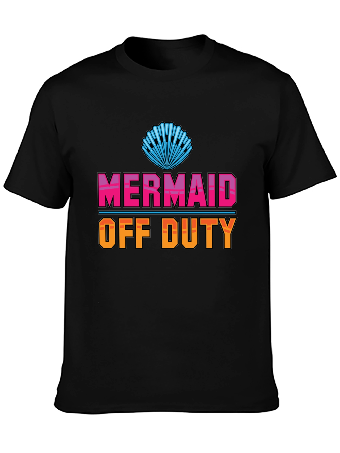 Black Mermaid Off Duty Graphic Tee view 3