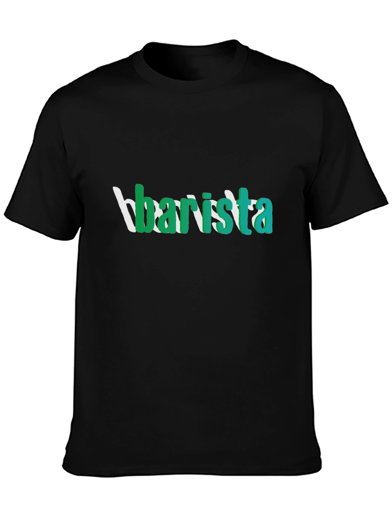 Black Barista Graphic Tee - Stylish Coffee Lover T-Shirt view 3