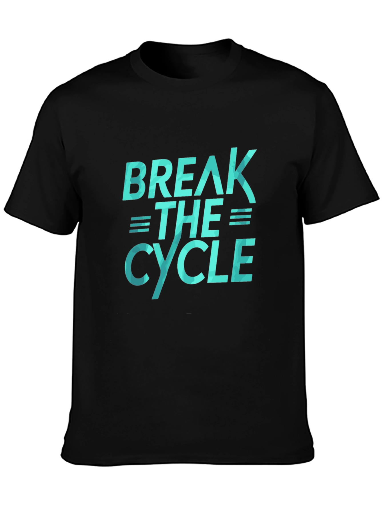Black Break The Cycle Graphic T-Shirt - Black view 3