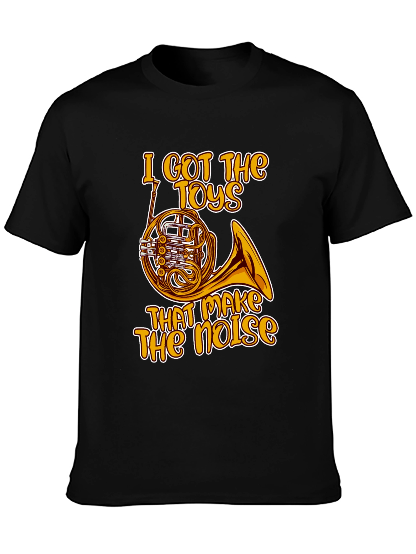 Black I Got the Toys That Make The Noise T-Shirt view 3