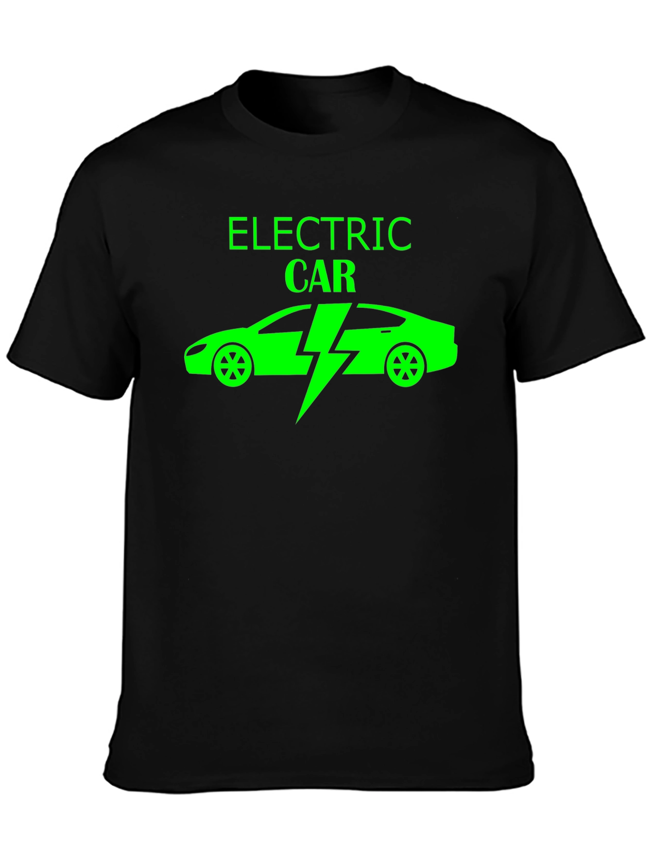 Electric Car T-Shirt - Green Design - 3