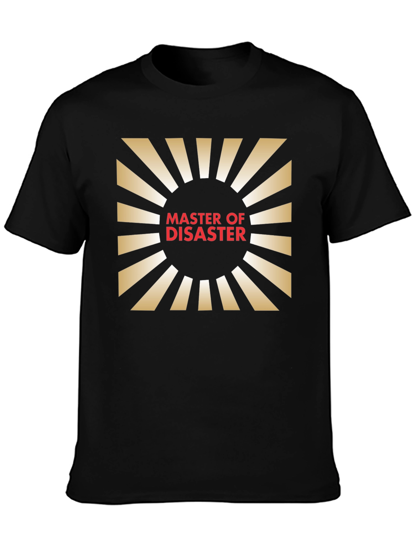 Black Master of Disaster Graphic T-Shirt view 3