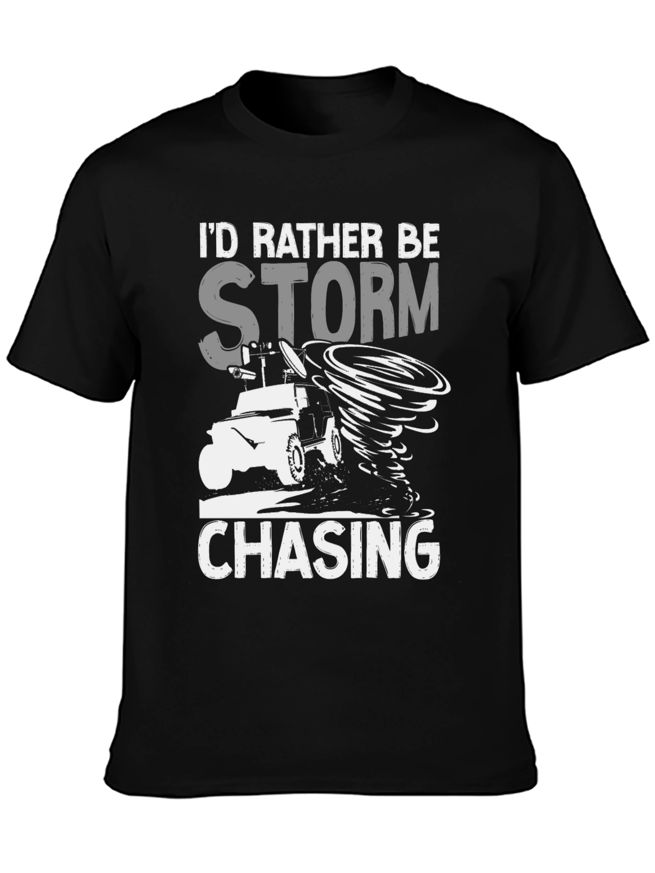 Black Storm Chaser T-Shirt view 3