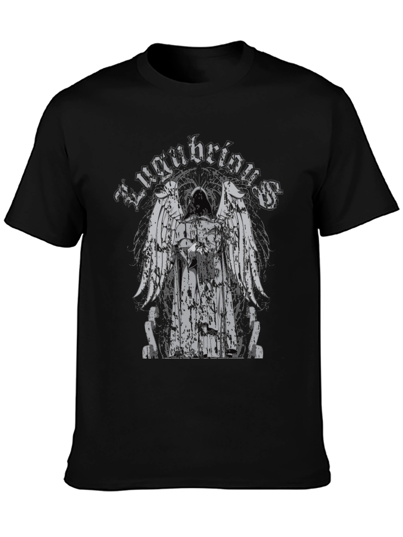 Black Lugubrious Grim Reaper T-Shirt view 3