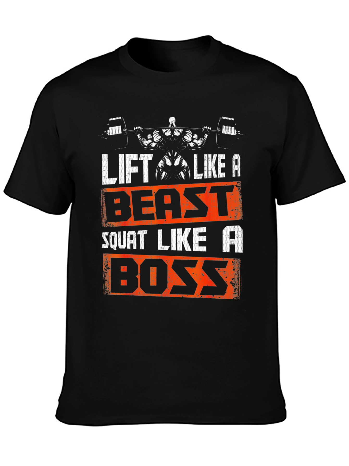 Black Lift Like A Beast T-Shirt view 3
