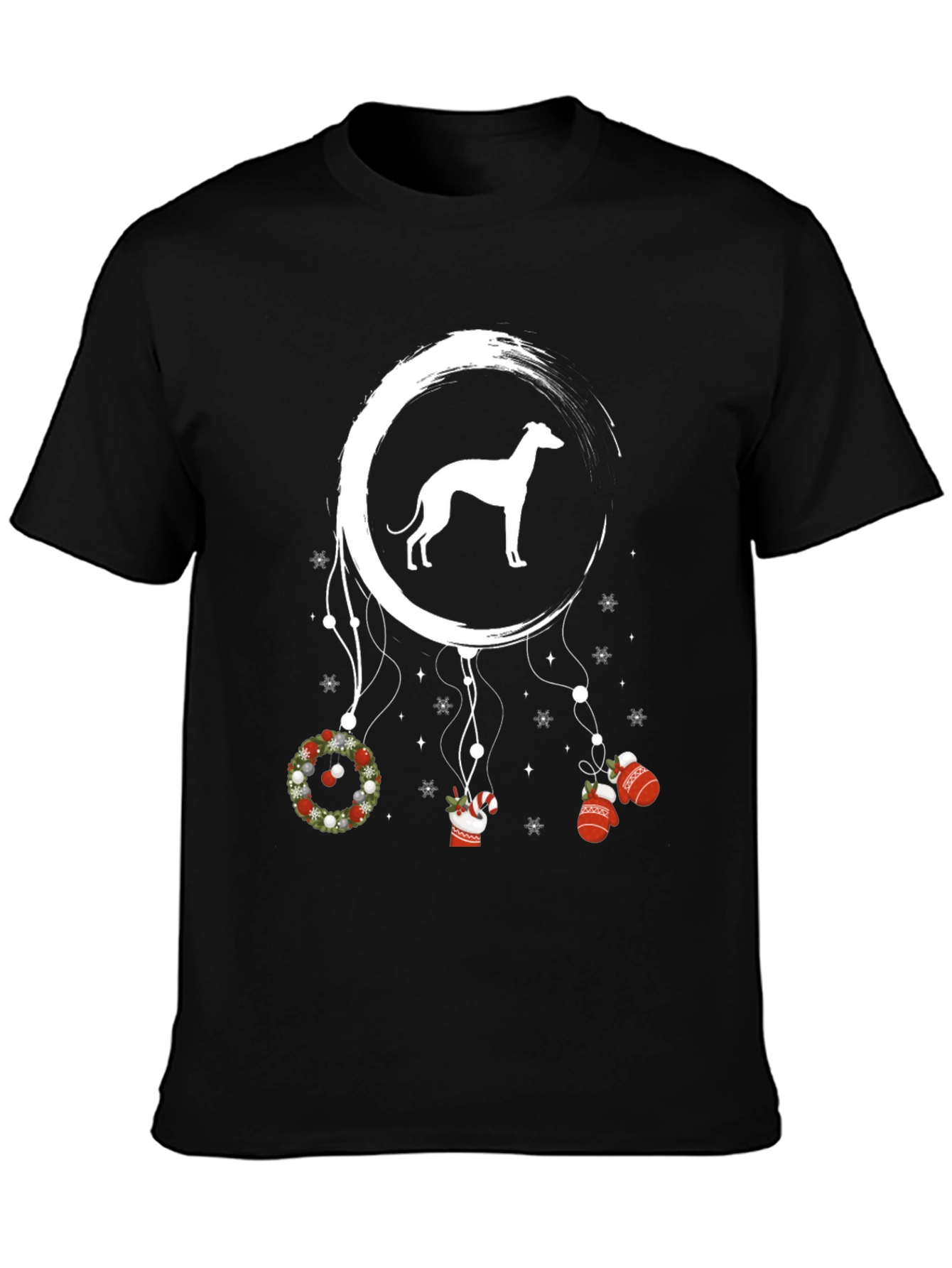 Black Dog Dream Catcher Graphic Tee view 3