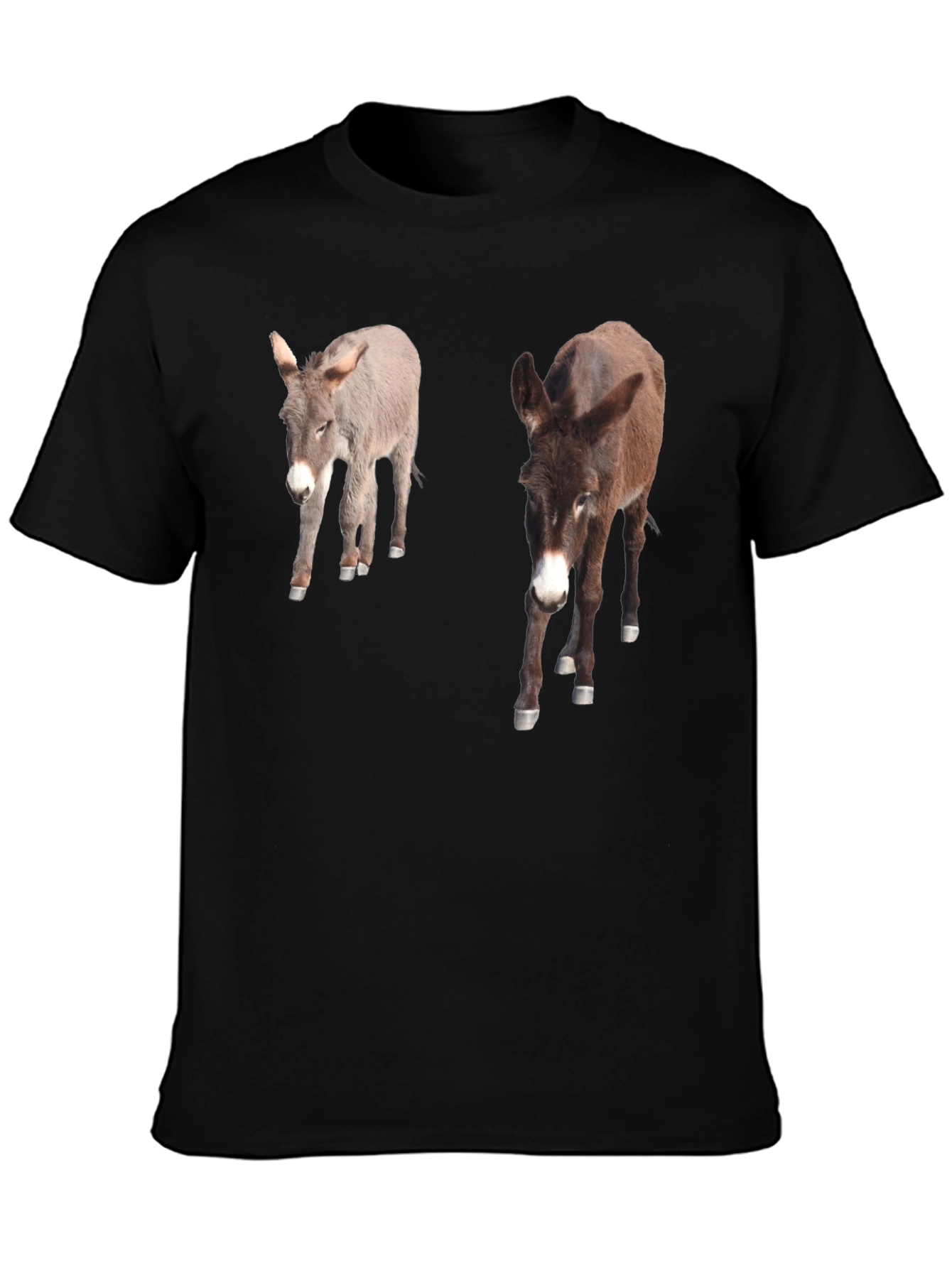 Black Donkey Graphic T-Shirt - Unique Animal Lover Tee view 3