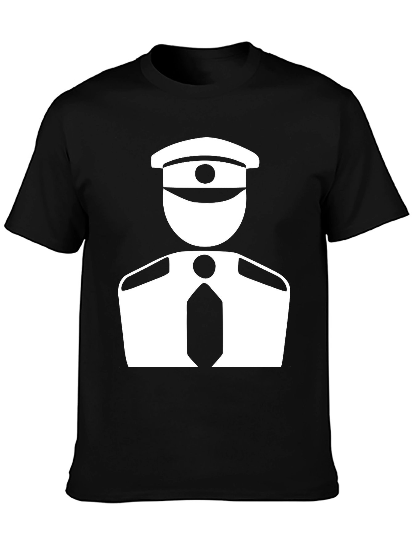 Pilot Graphic Tee - Black Cotton Blend Comfort - 3