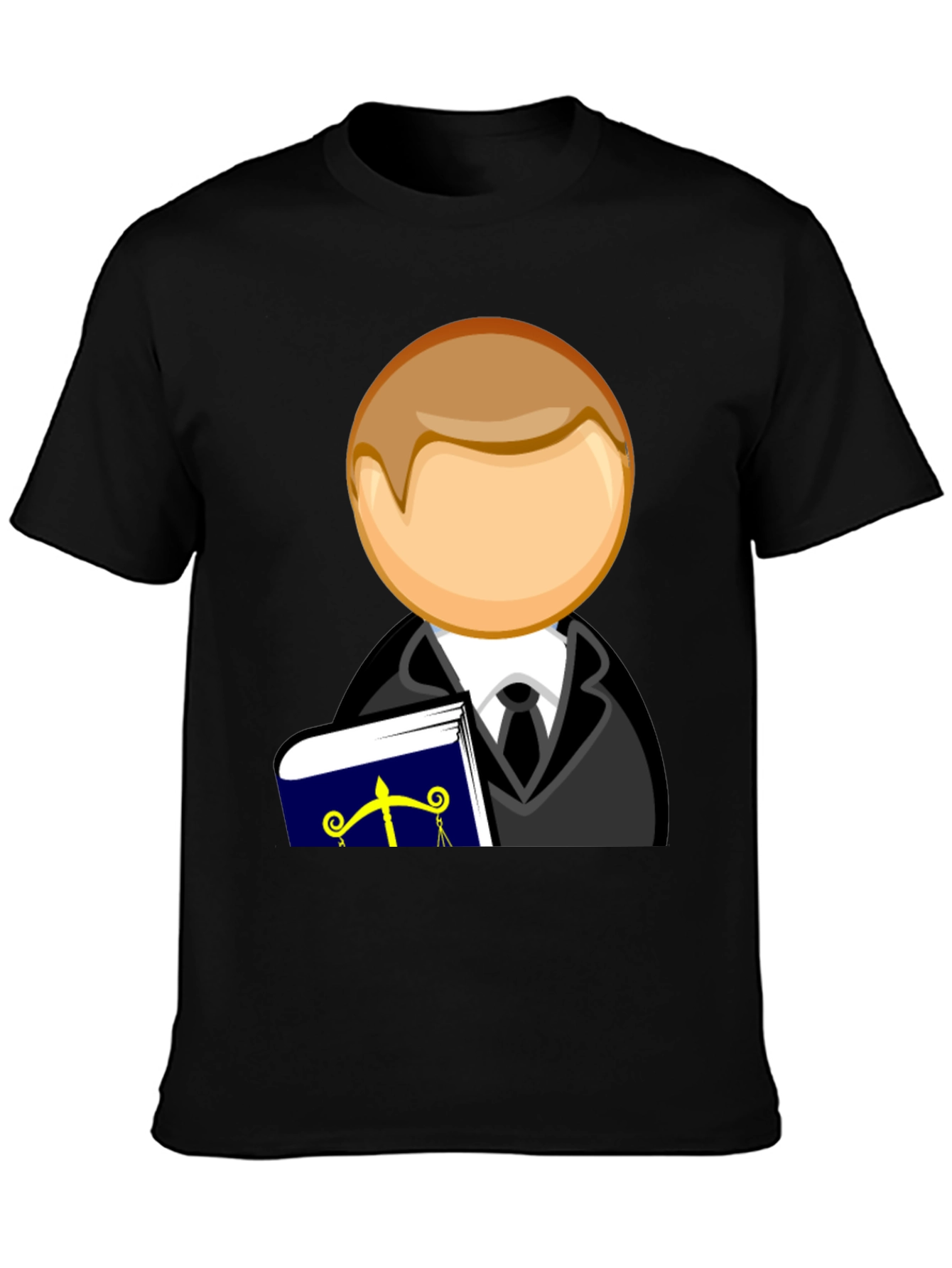 Black Lawyer Style T-Shirt view 3