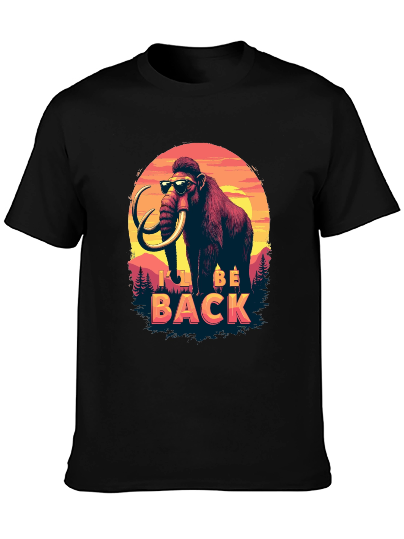 I'll Be Back Mammoth T-Shirt  - 3