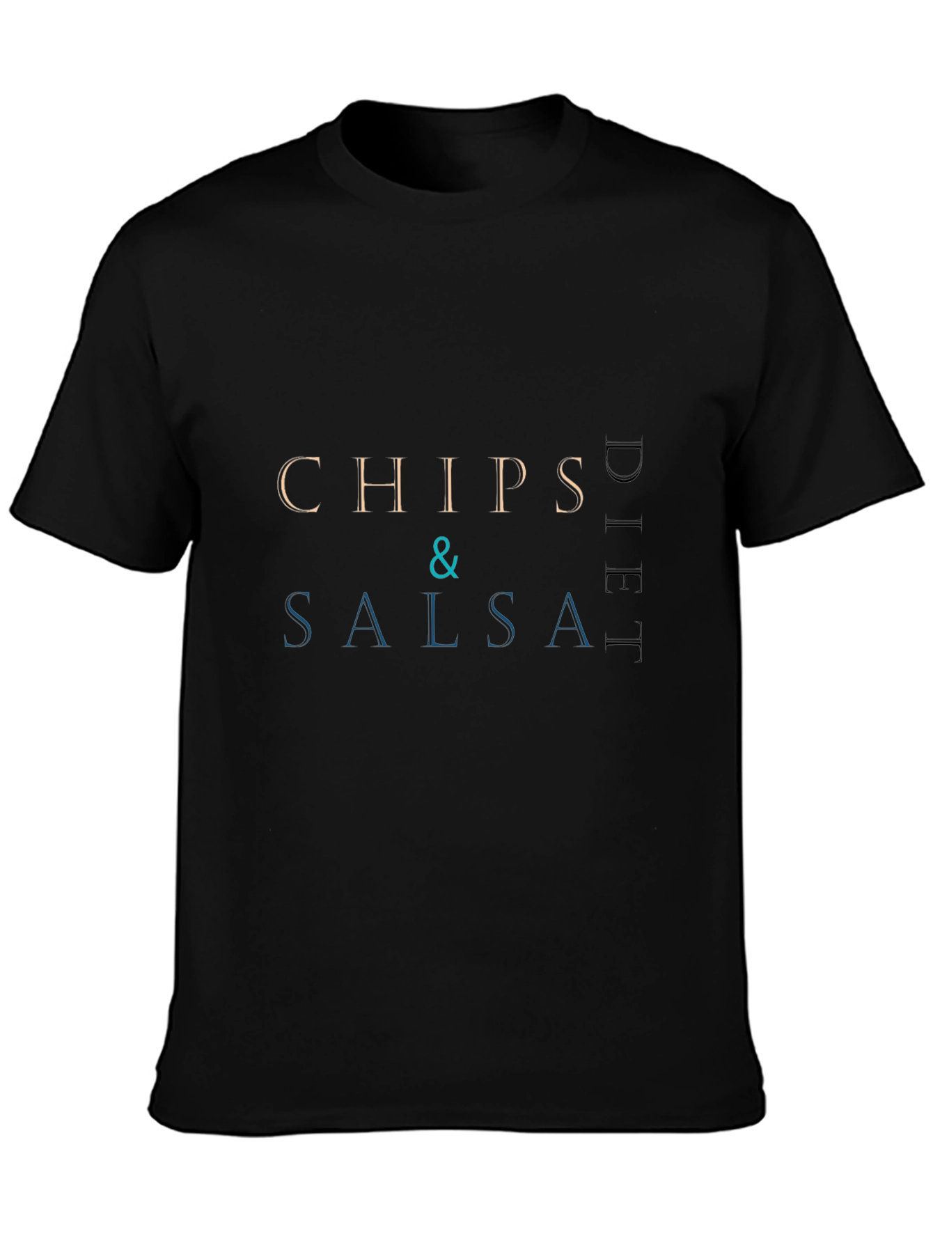 Chips & Salsa Diet T-Shirt - Humorous Foodie Tee - 3