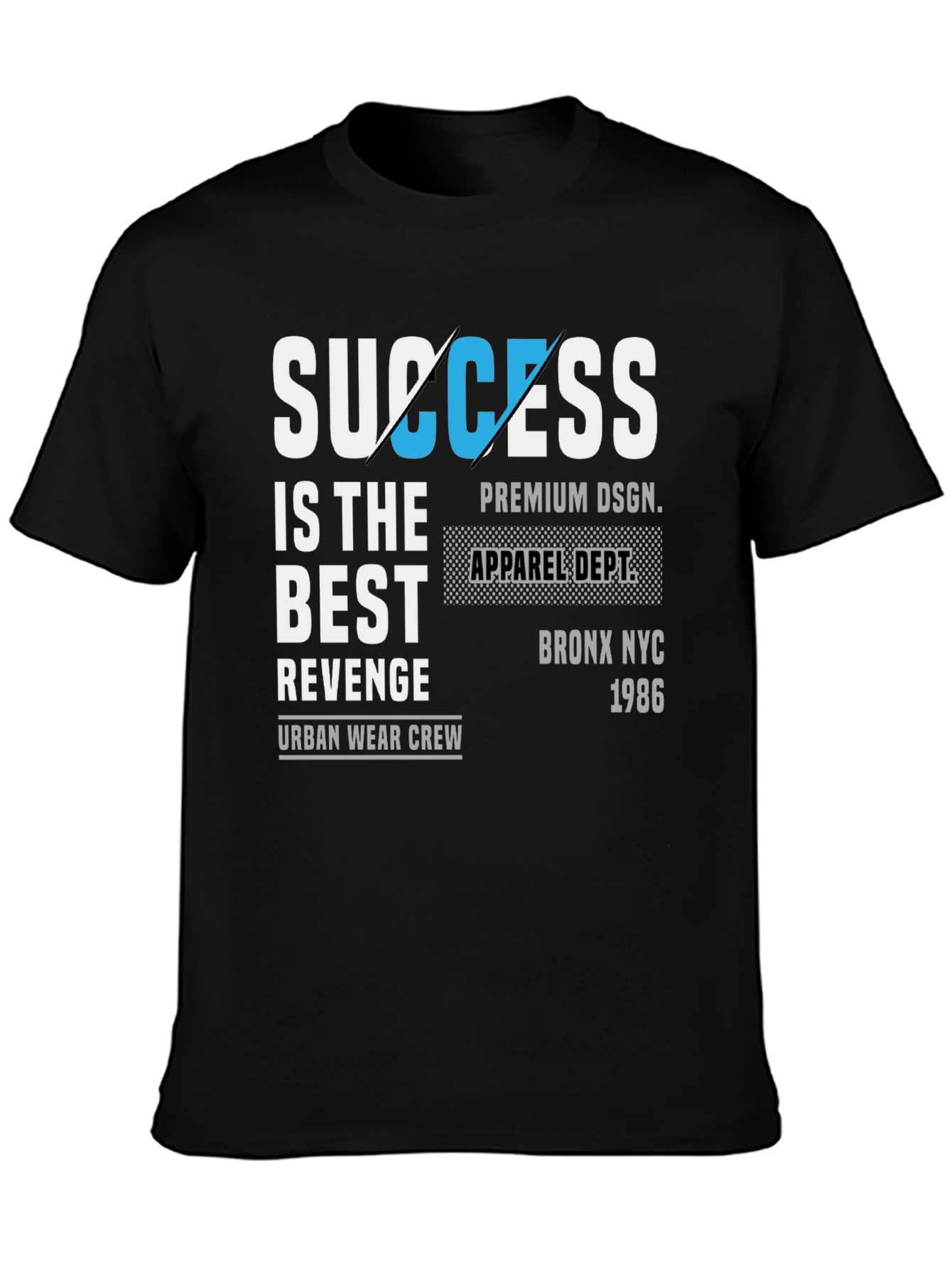 Black Success is the Best Revenge Graphic Tee view 3