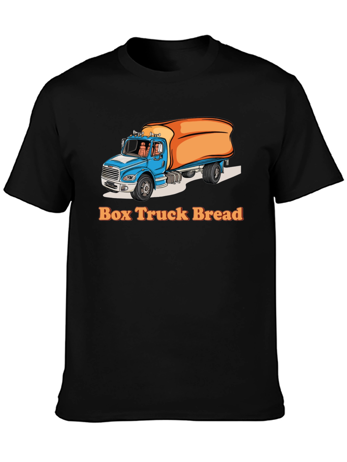 Black Box Truck Bread Graphic Tee view 3