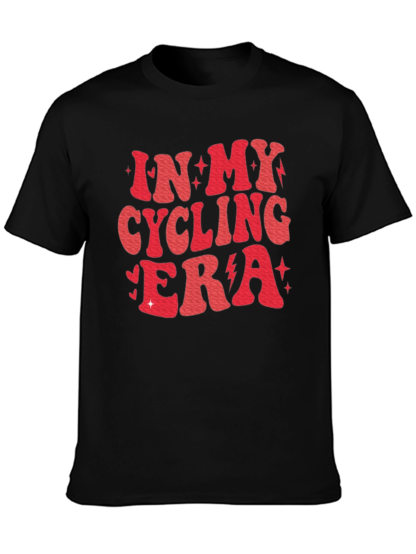 Black In My Cycling Era Black T-Shirt view 3