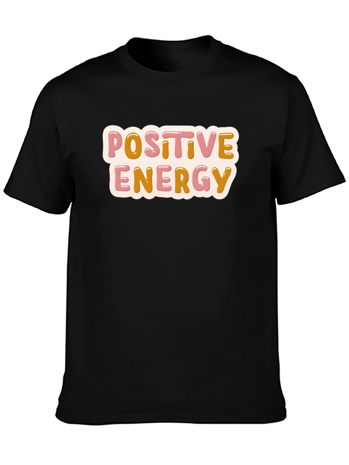 Black Positive Energy Black T-Shirt view 3
