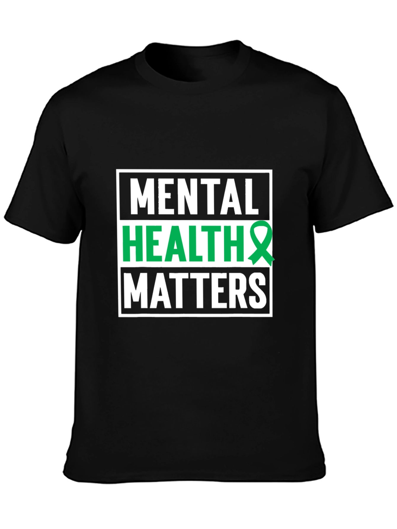 Black Mental Health Matters T-Shirt - Awareness Support Tee view 3