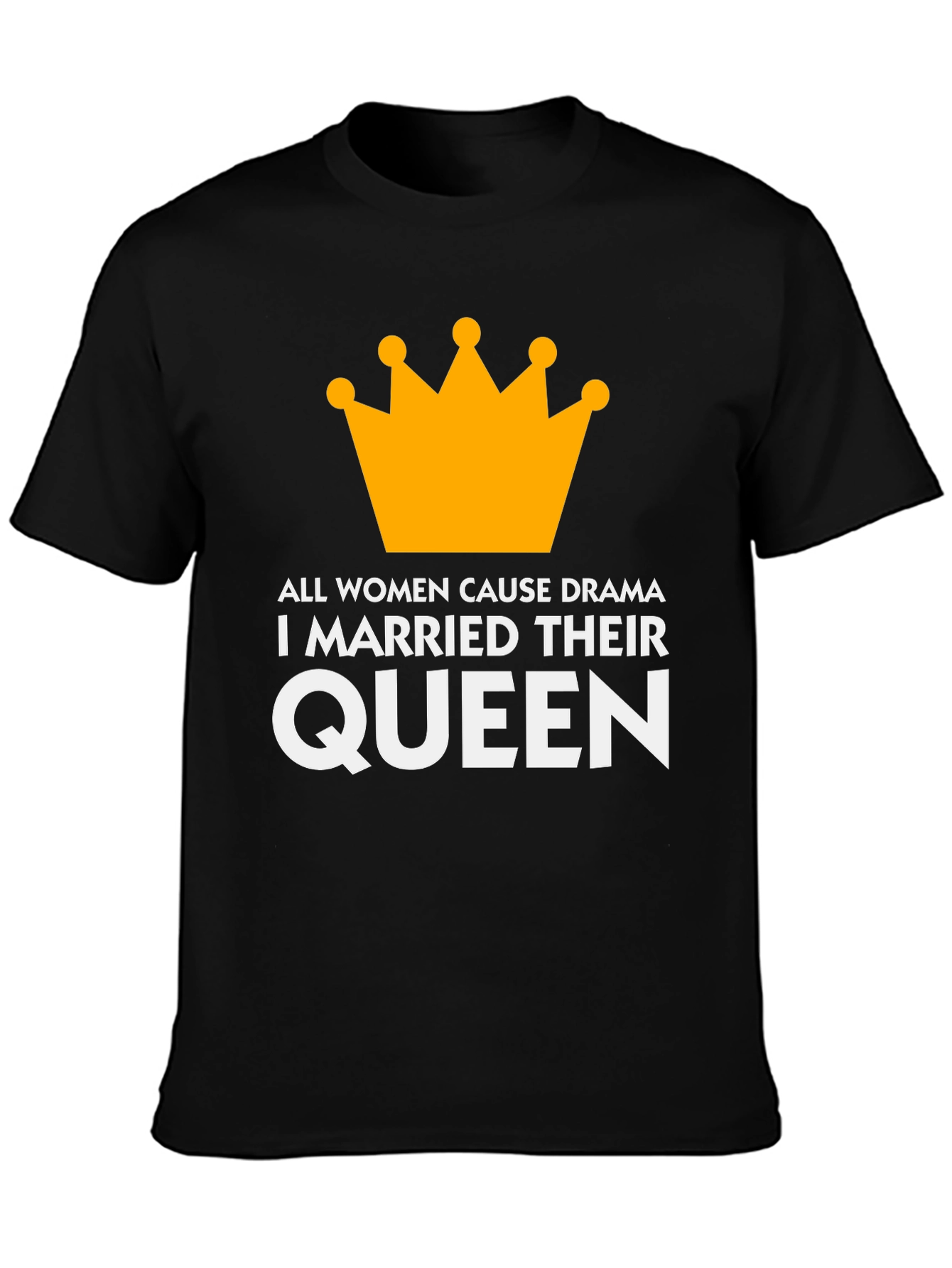 Black Queen Graphic Men's T-Shirt view 3
