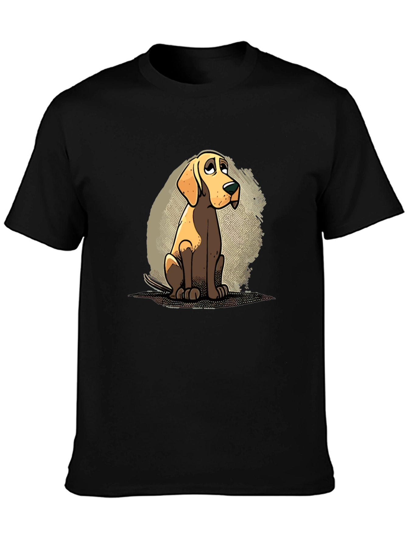 Black Dog Graphic Black T-Shirt view 3