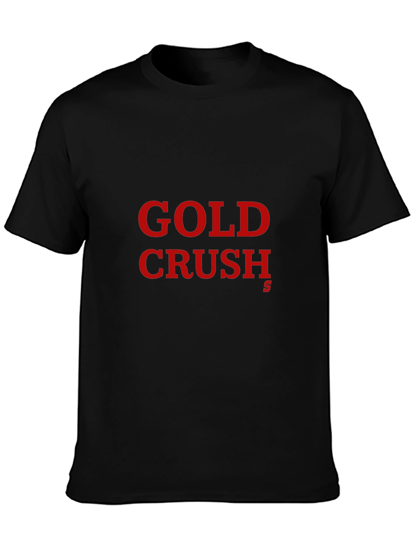 Black Gold Crush Graphic Tee - Trendy Casual Style view 3