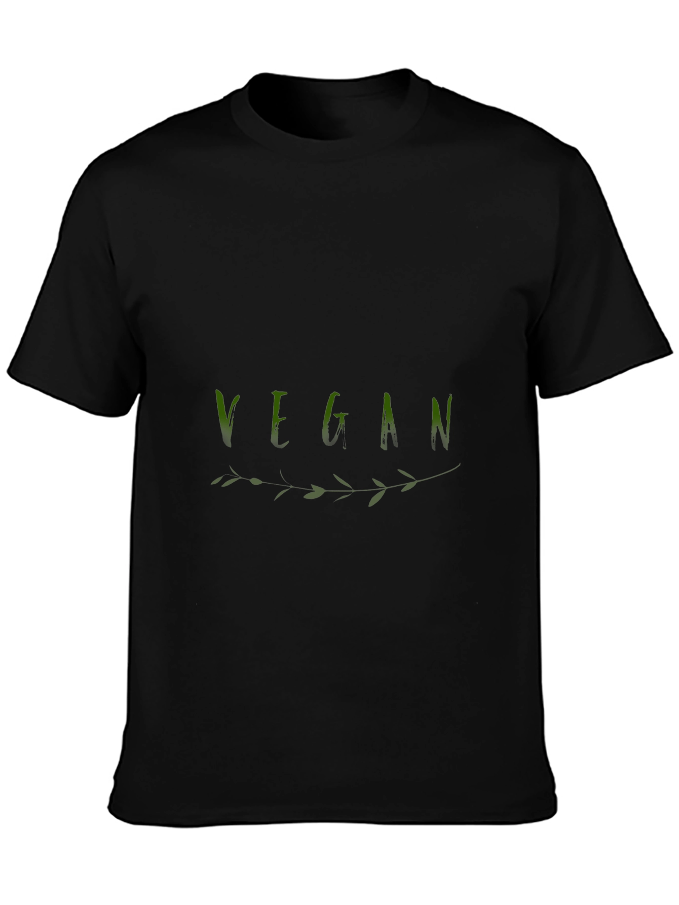 Black Vegan T-Shirt: Stylish & Sustainable Choice view 3