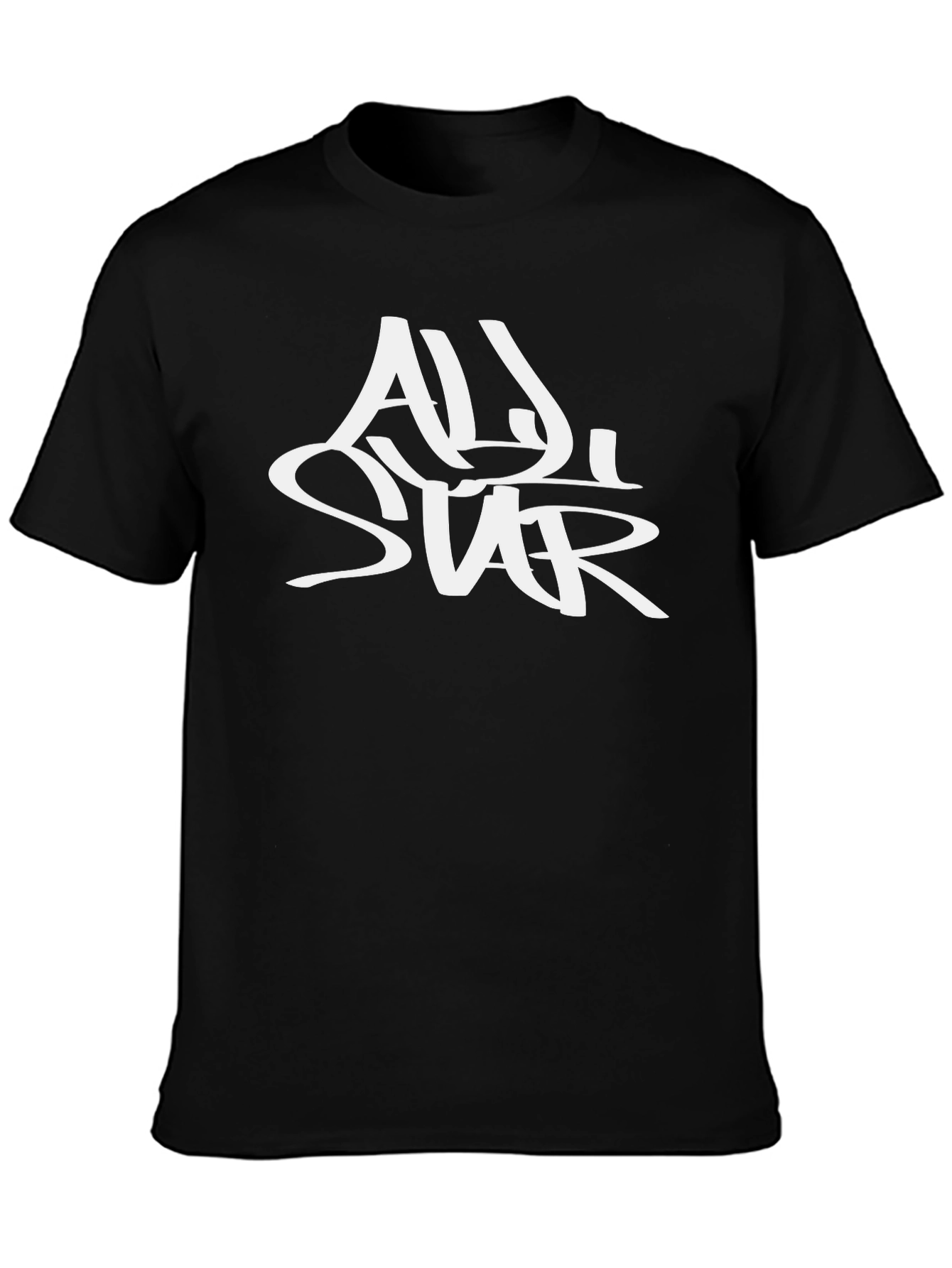 Black Black All-Star Graphic Tee view 3