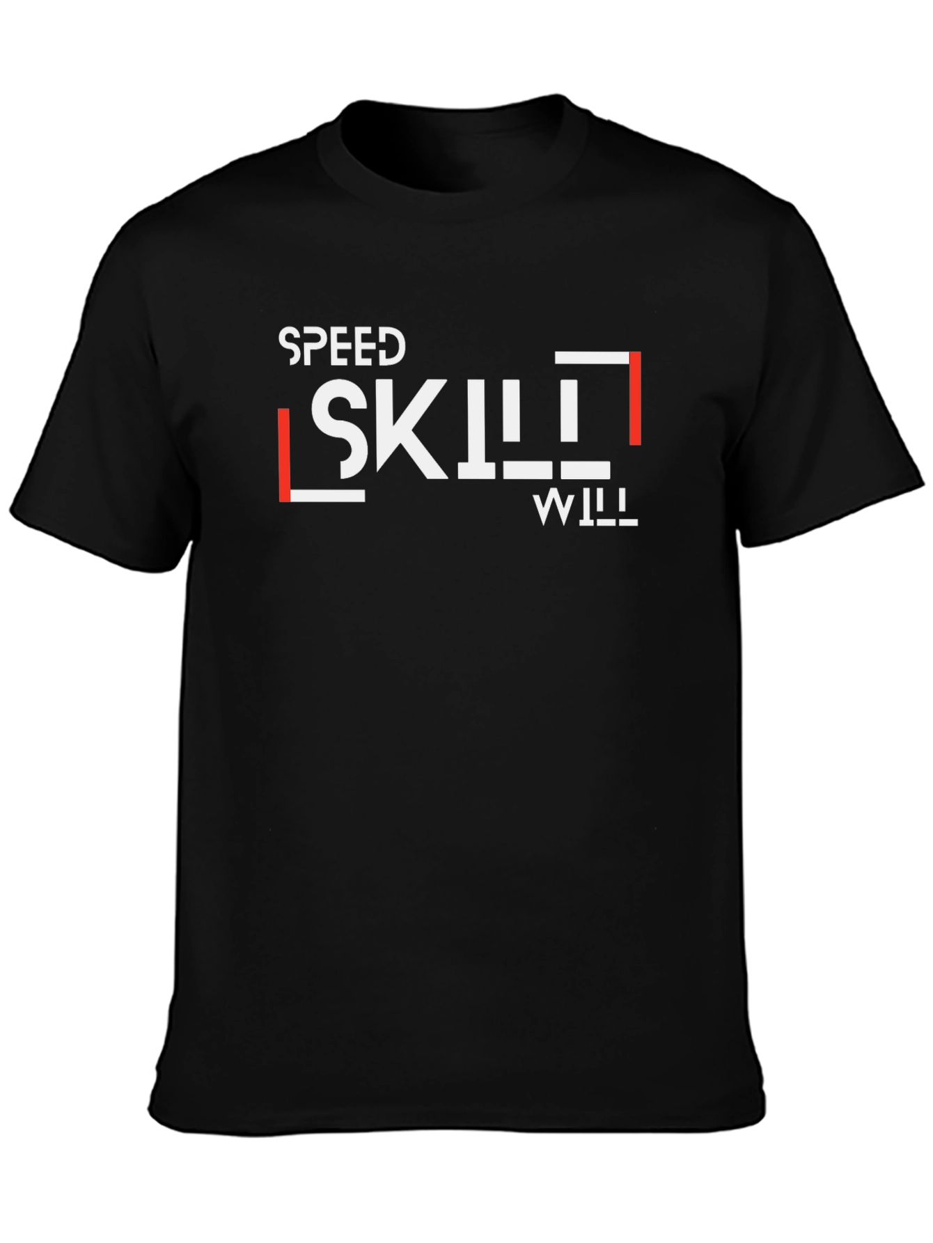 Black Speed Skill Will Graphic Tee - Mens Black T-Shirt view 3