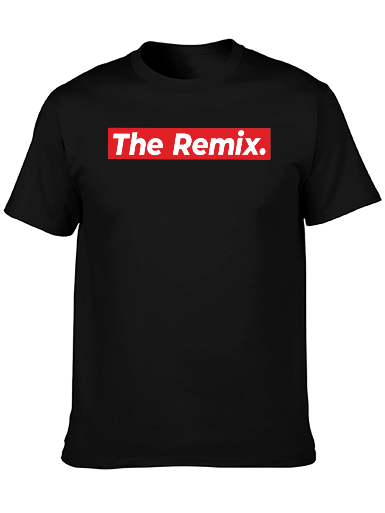 Black The Remix Graphic Tee - Streetwear Fashion view 3