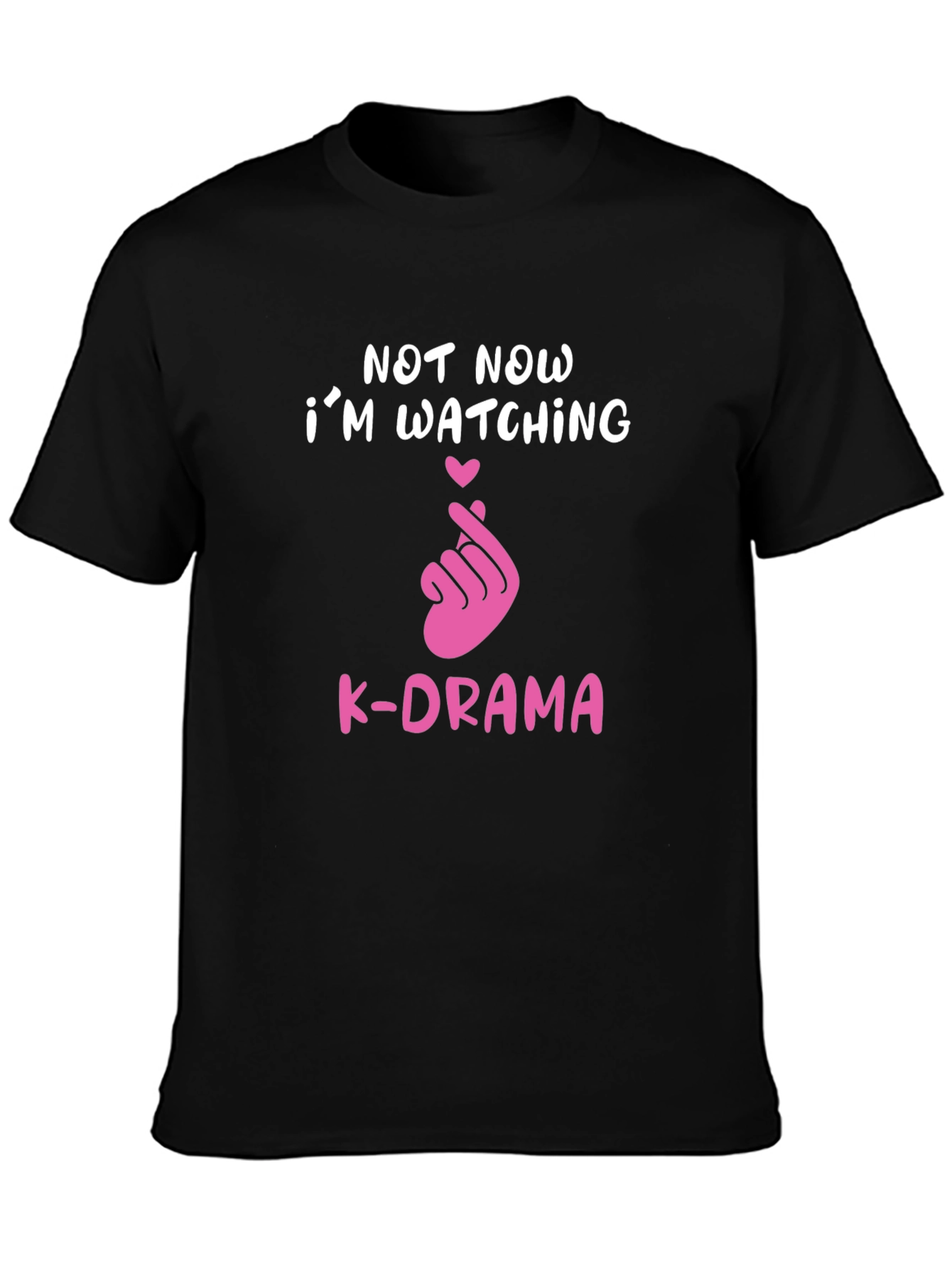 Black Not Now Watching K-Drama Tee view 3