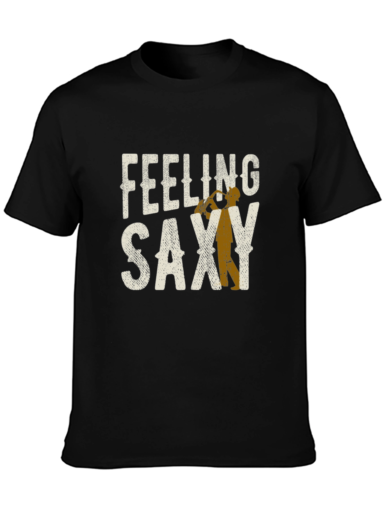 Black Feeling Saxy Graphic T-Shirt view 3
