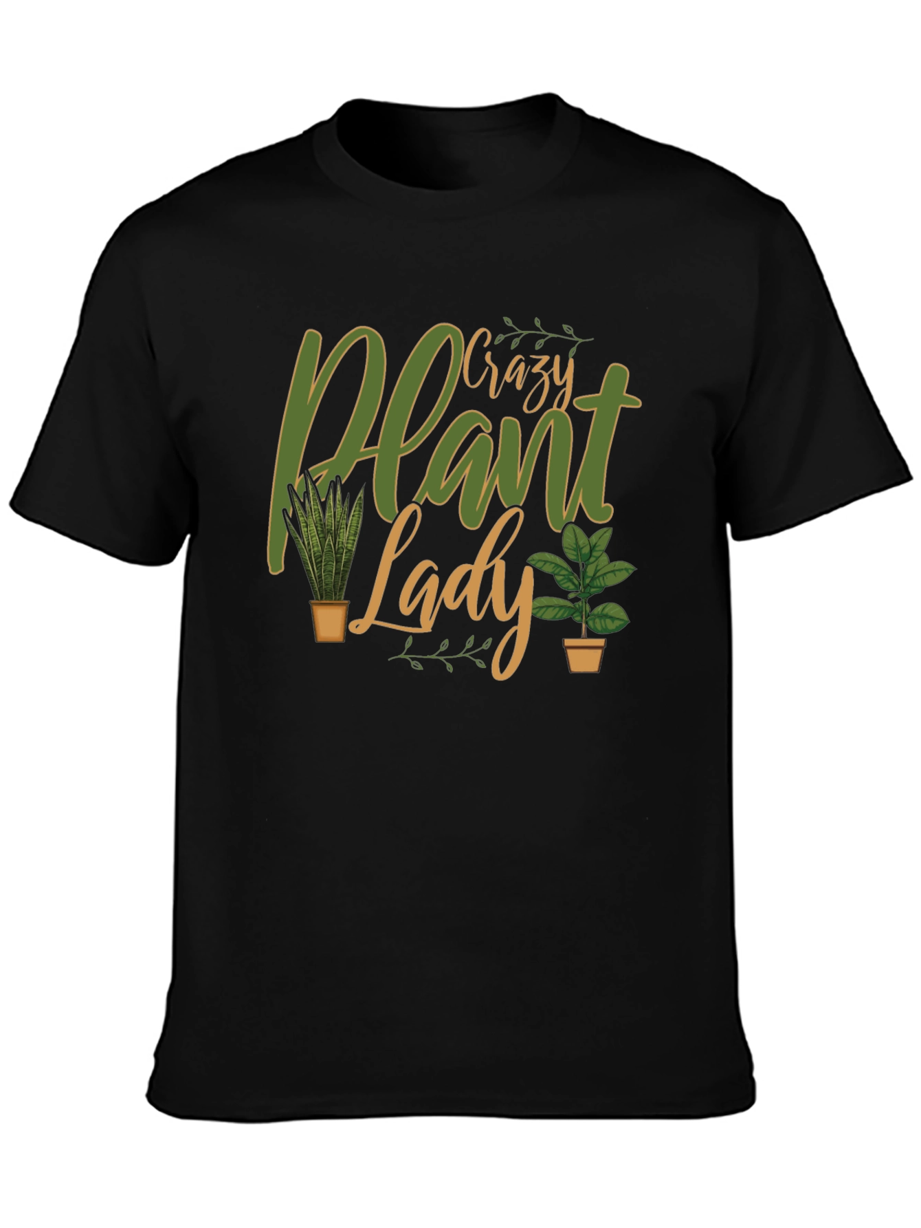 Crazy Plant Lady Graphic Tee - Novelty Gardener Shirt - 3