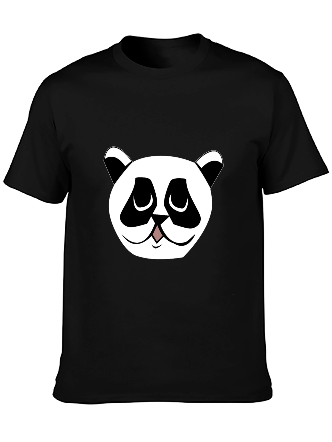 Panda Graphic Tee - Black Cotton Blend - 3