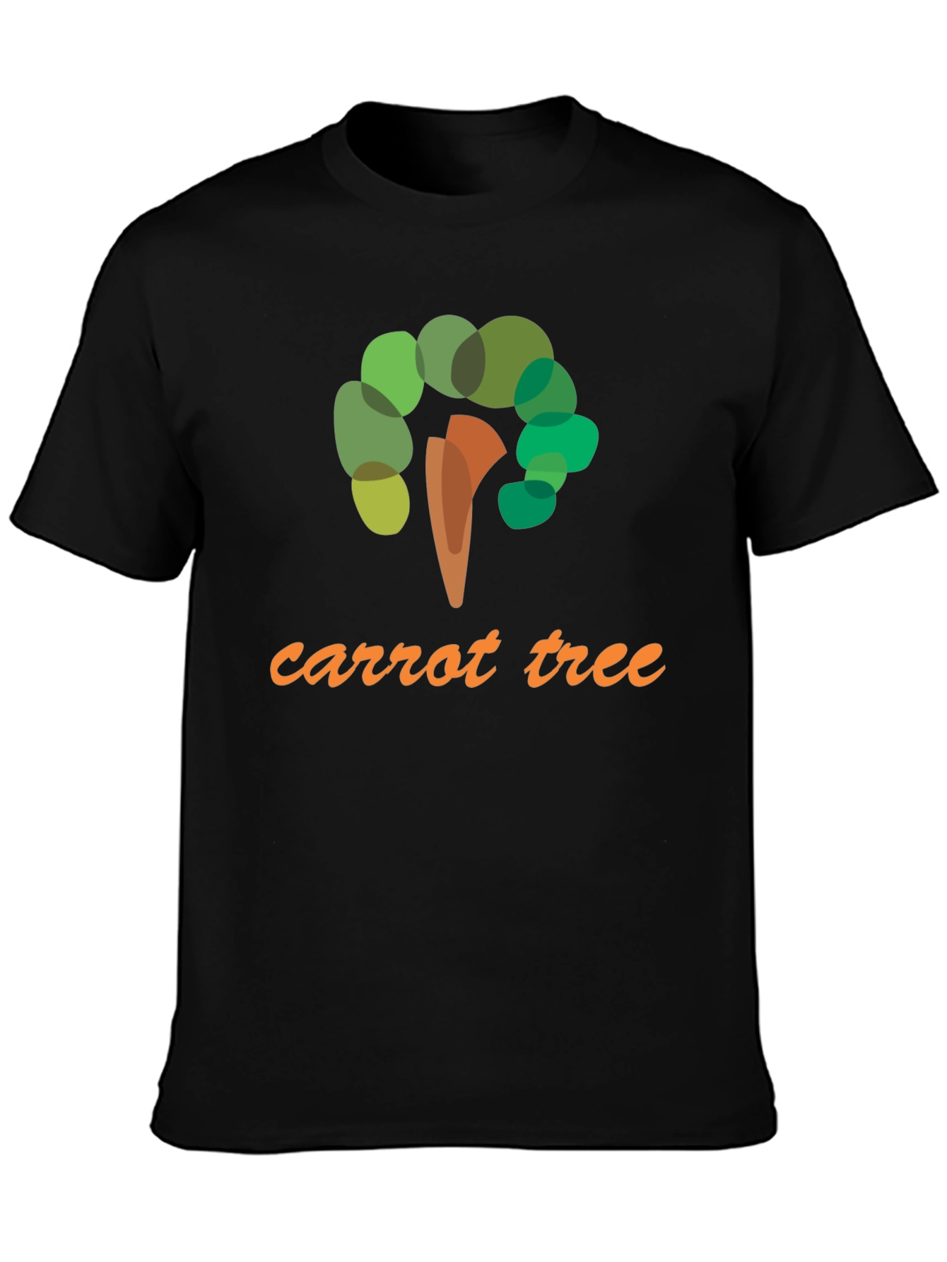 Black Carrot Tree Graphic Tee - Unique Design, Comfortable Fit view 3