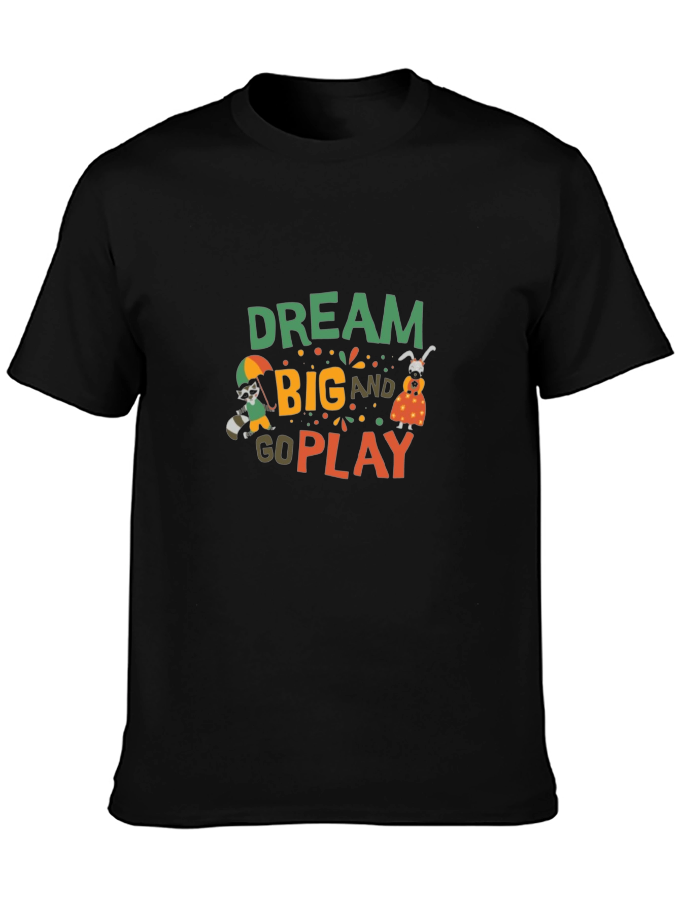 Black Dream Big Graphic Tee view 3