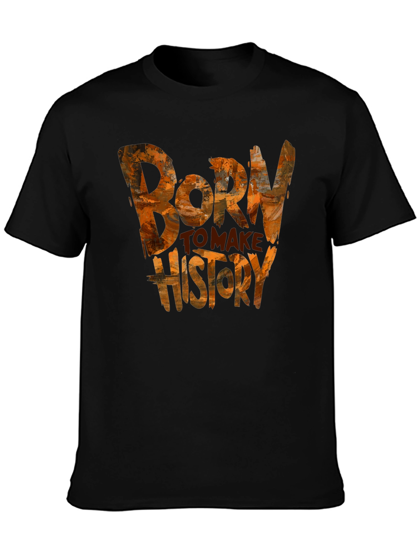Black Born to Make History Graphic Tee view 3