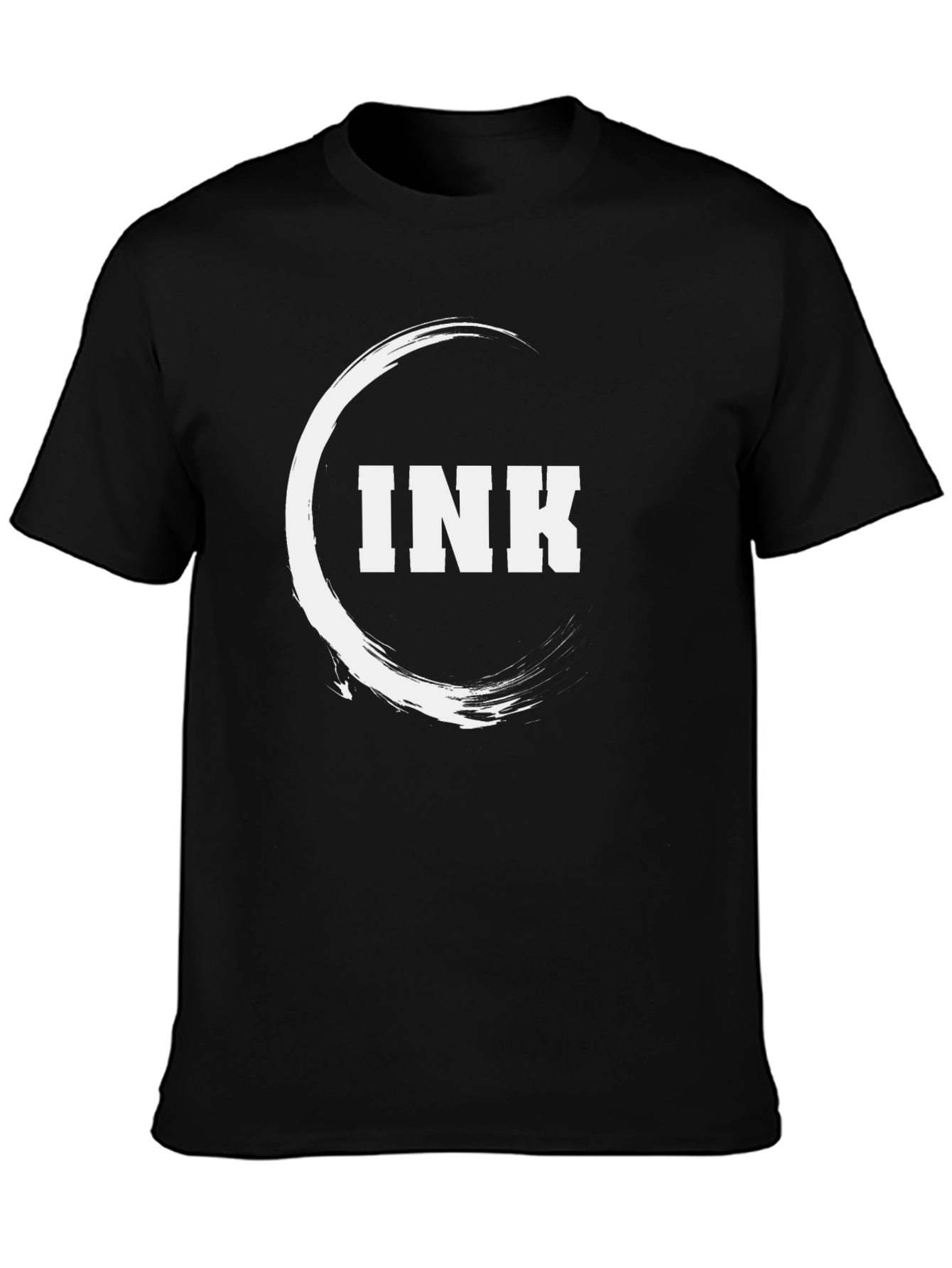 Black Ink Graphic Tee - Stylish and Unique Men's T-Shirt view 3